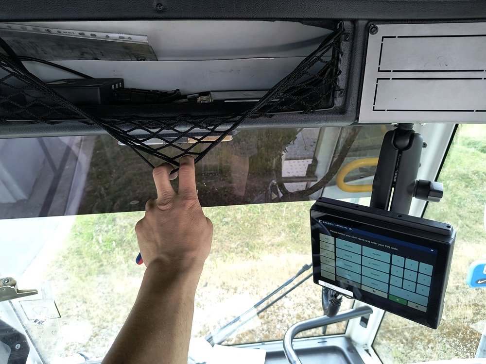 Overview of installed tablet system in YardHog